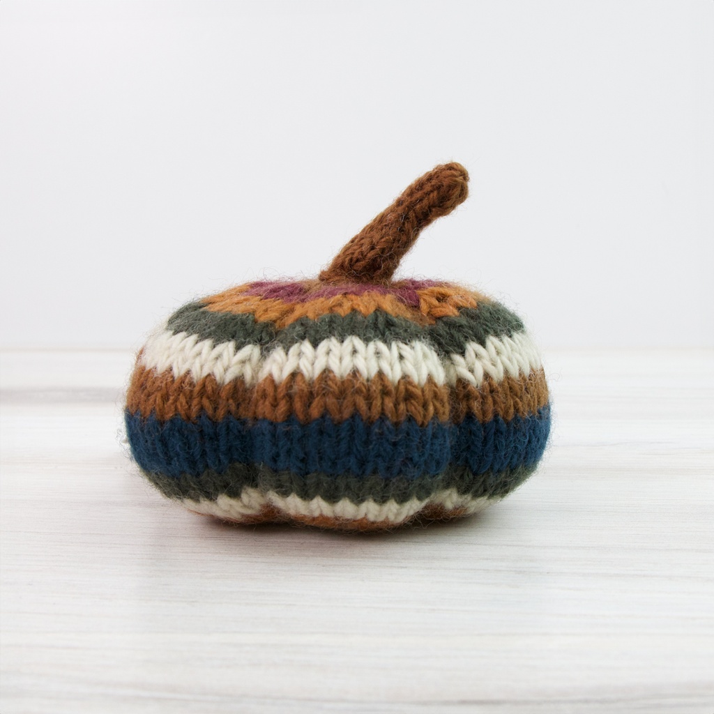 ​​Striped Knit Pumpkins