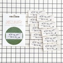 "WEAR THE SH*T OUTTA ME " COTTON LABELS, 10PK