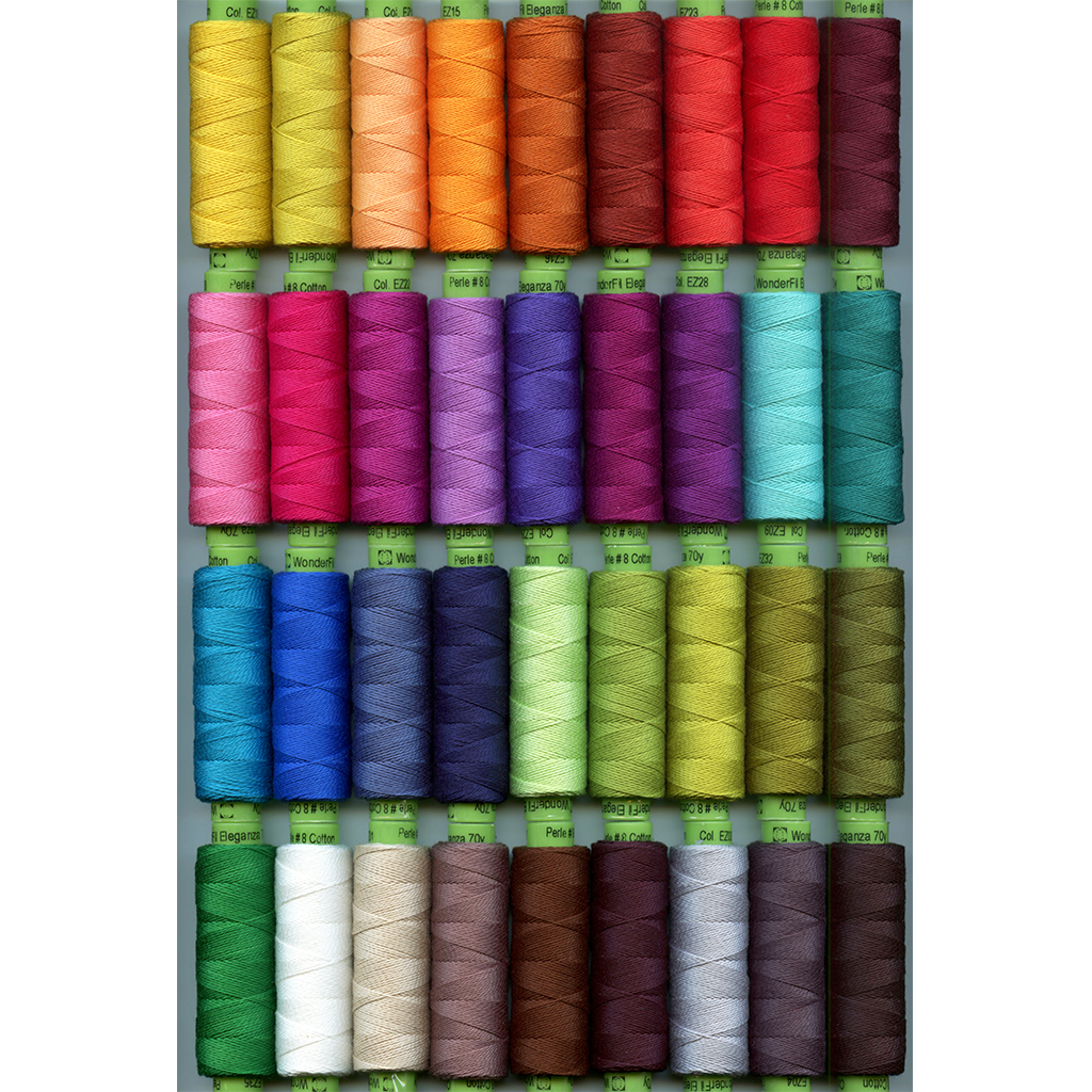 Eleganza Perle Cotton- 36 Solid Spool Collection