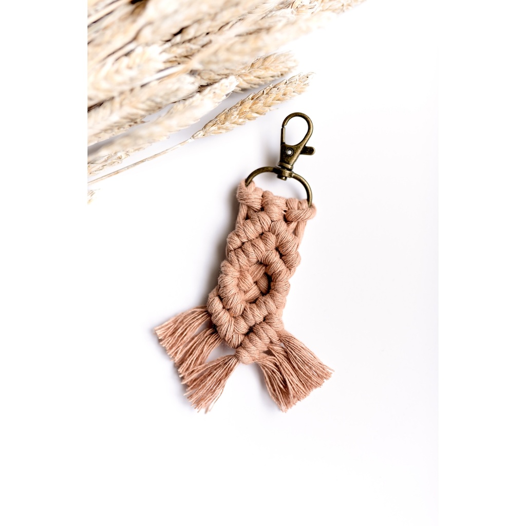 ​Handmade Macrame Keychain