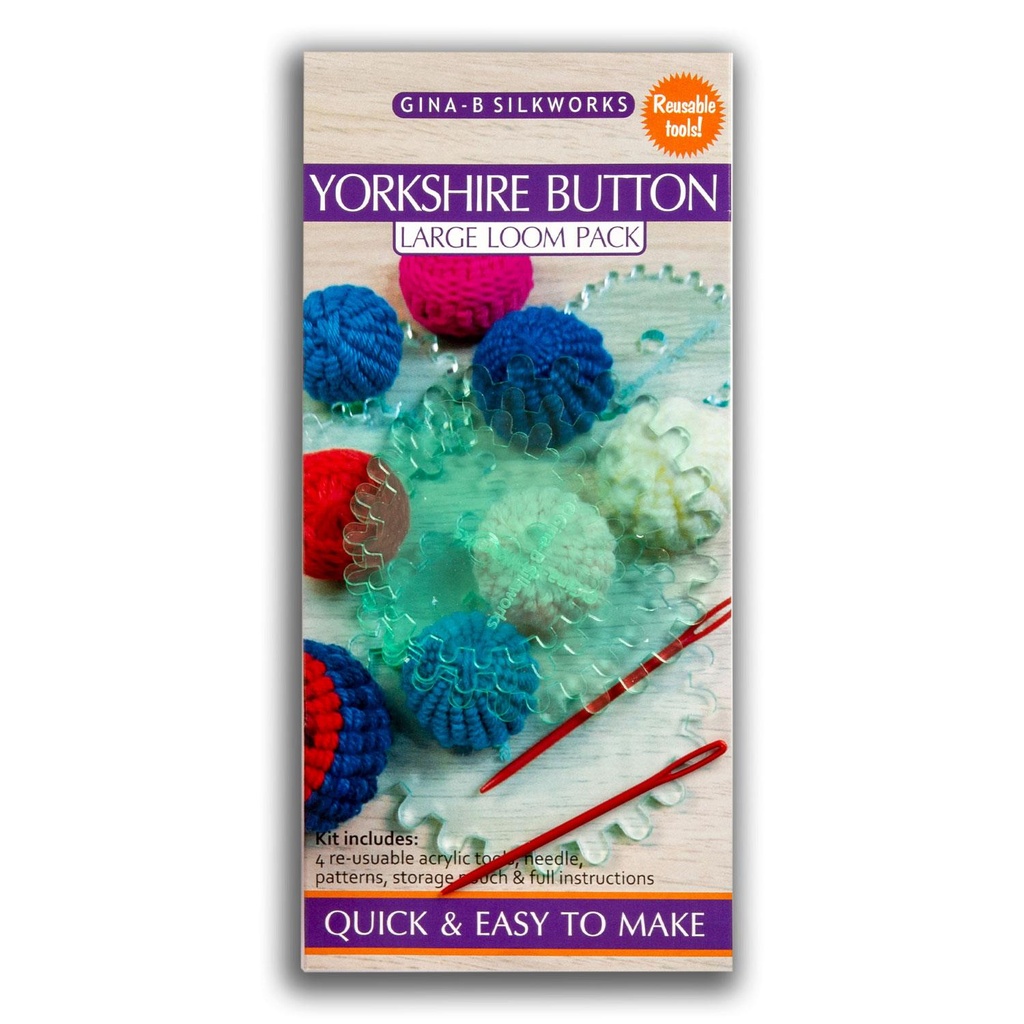 Yorkshire Button Large Loom Pack