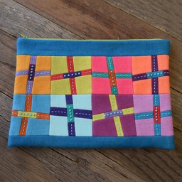 Crisscross Zipper Bag