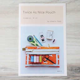 [PATT_113AH] Twice As Nice Pouch, Aneela Hoey