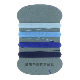 [K100033-5] Kinkame #5 Indigo, 40m, 100% Silk Thread