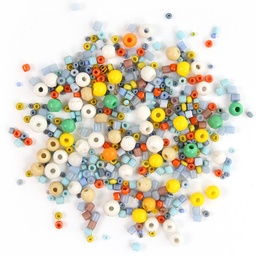 [JBD_140] Beach Sunrise African Bead Mix