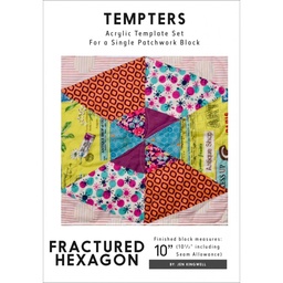 [JKD_8328] JKD Fractured Hexagons Tempters, Template Only